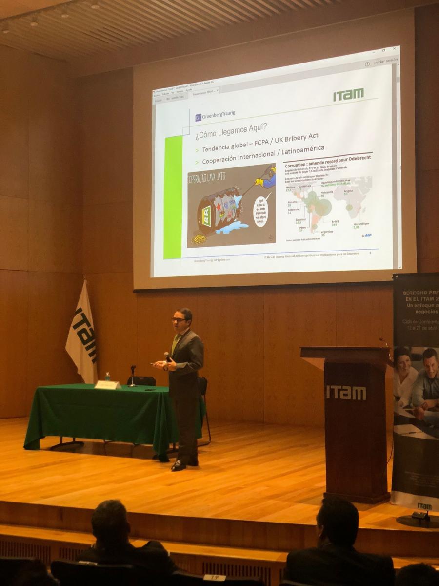 Ciclo de conferencias "Derecho privado en el ITAM 2018, un enfoque a los negocios”