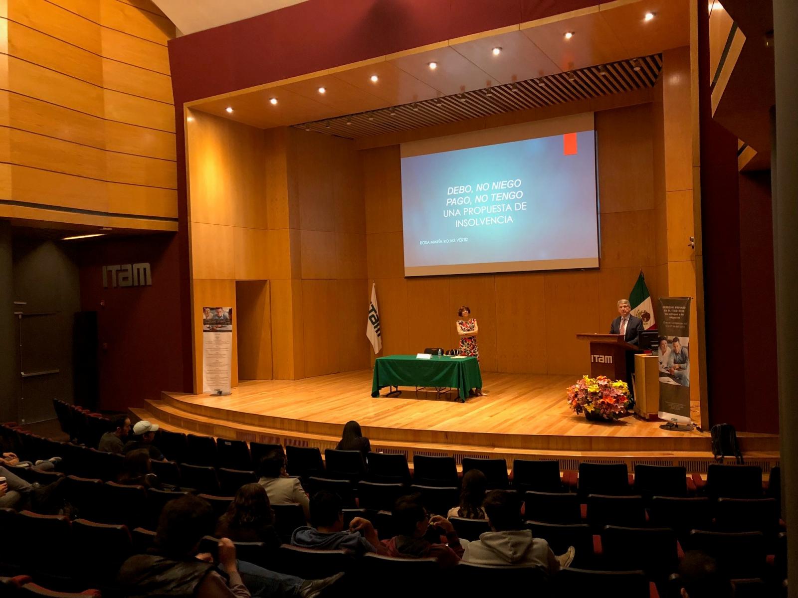Ciclo de conferencias "Derecho privado en el ITAM 2018, un enfoque a los negocios”