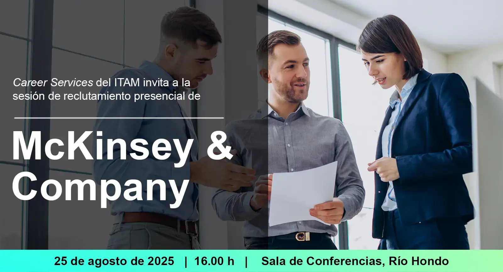  Sesión de reclutamiento MckInsey & Company