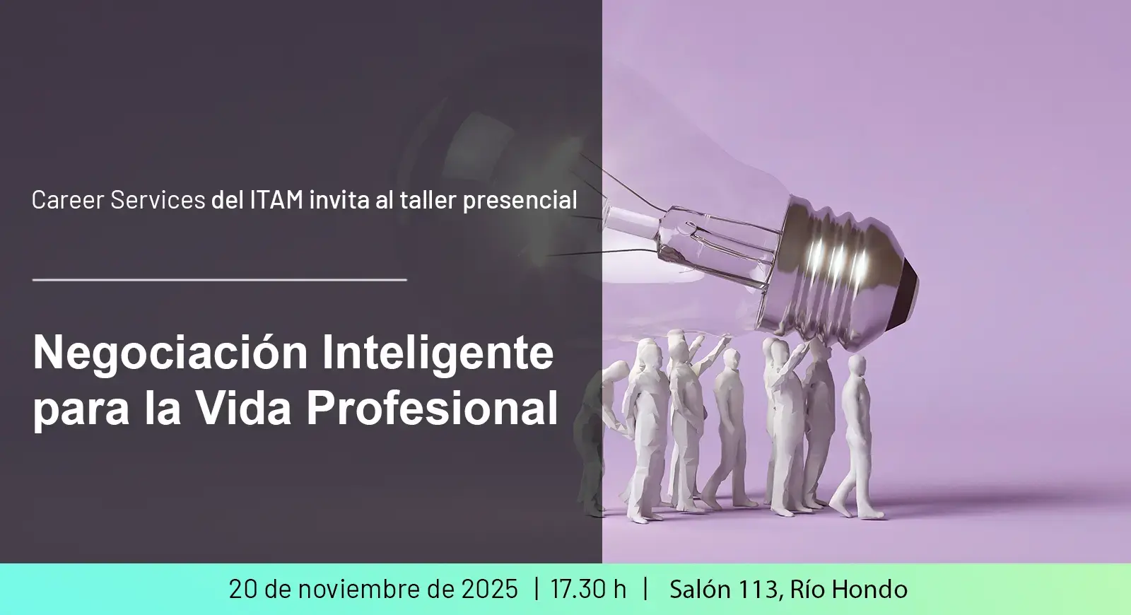 Career Services – Taller de negociación inteligente para la vida profesional
