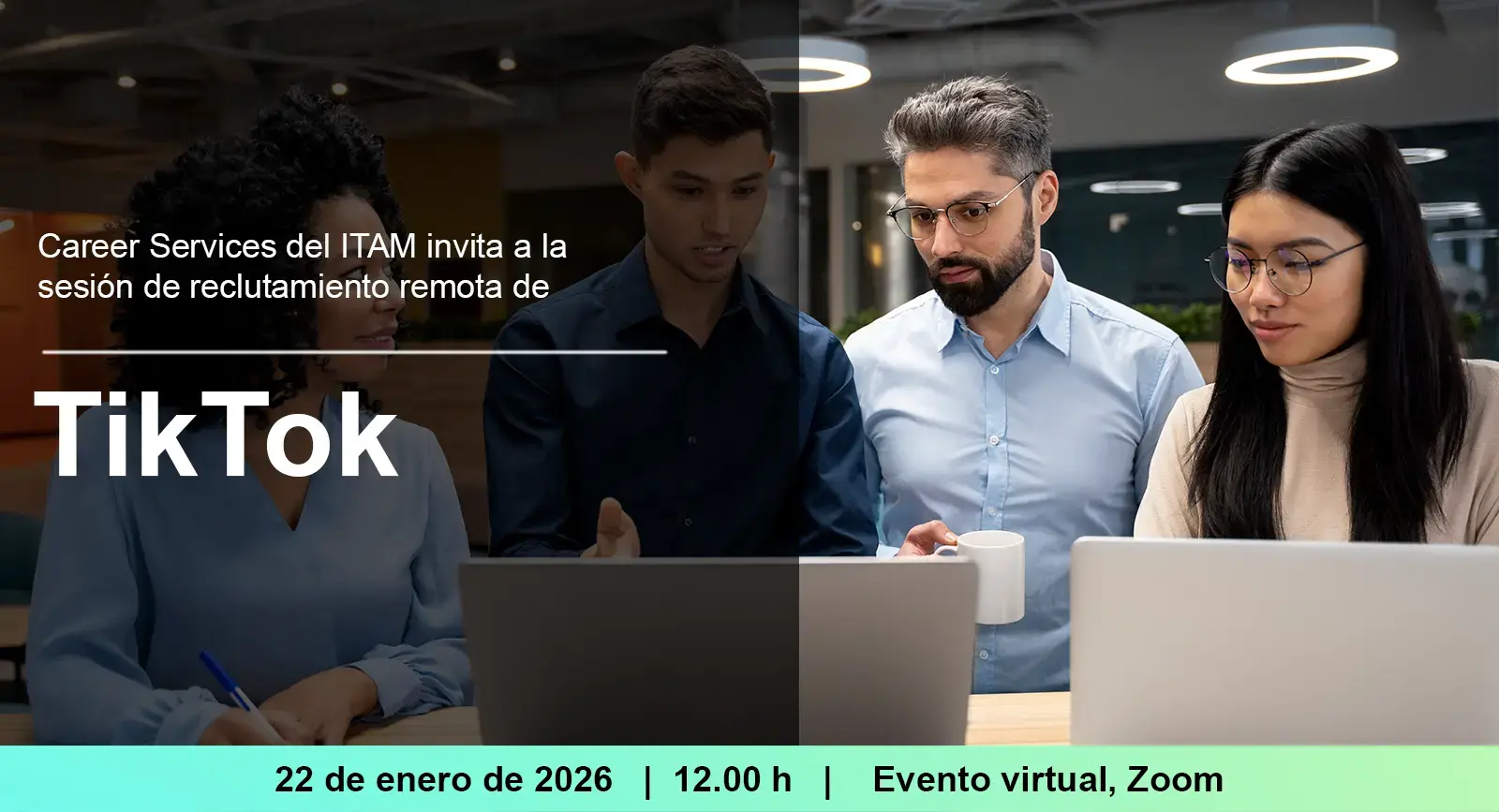 Sesión de reclutamiento Tiktok