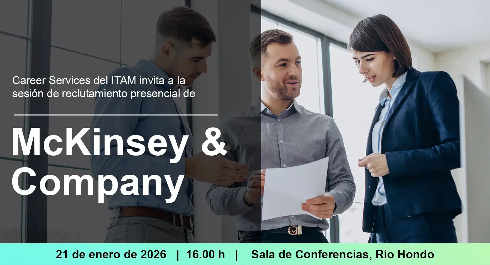 Sesión de reclutamiento McKinsey & Company