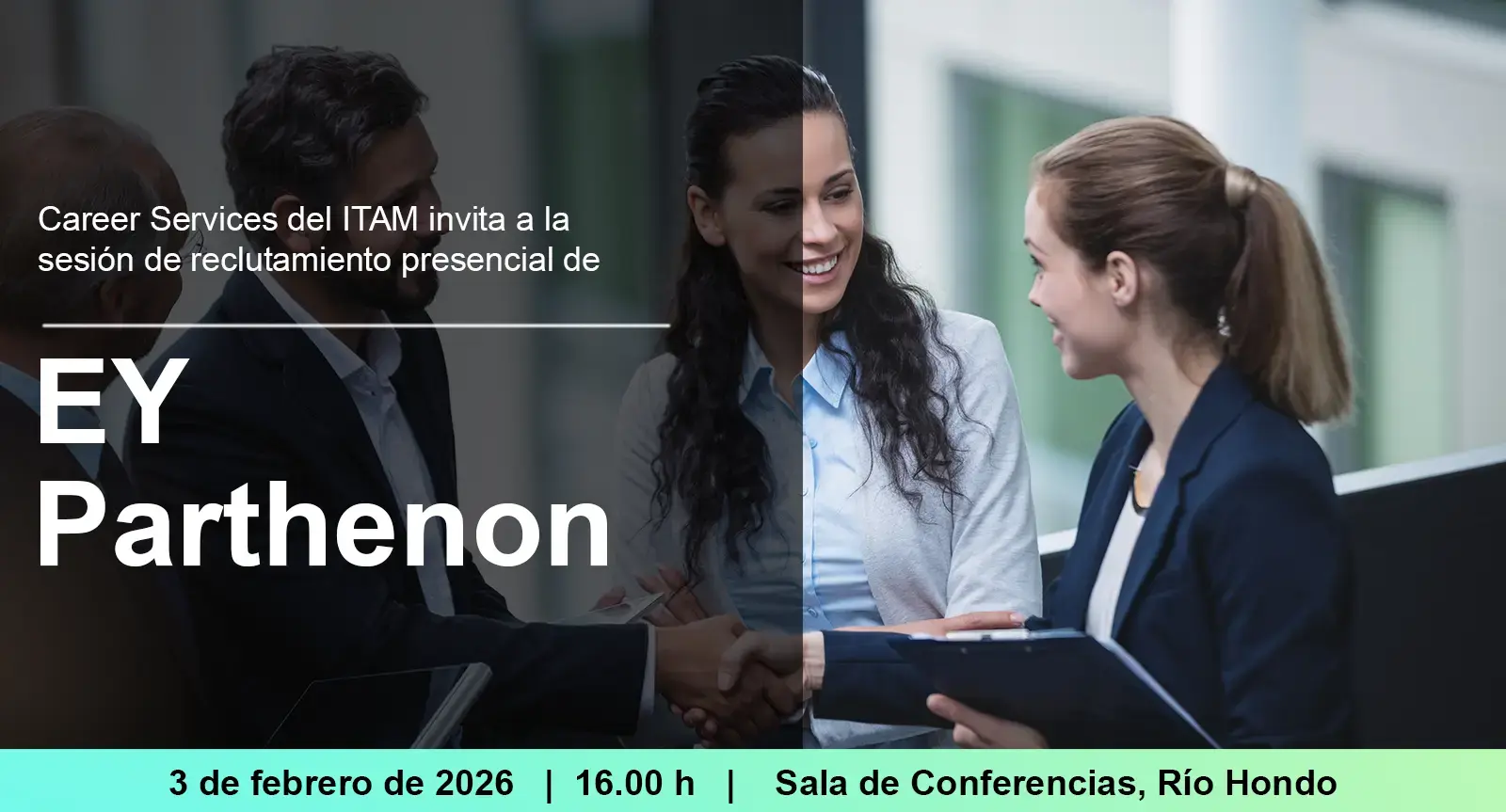 Sesión de reclutamiento Ey Parthenon